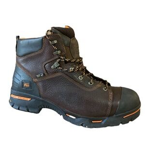 Timberland Pro Endurance 6" Steel Safety Toe Work Boots Mens Sz 15 W New Brown